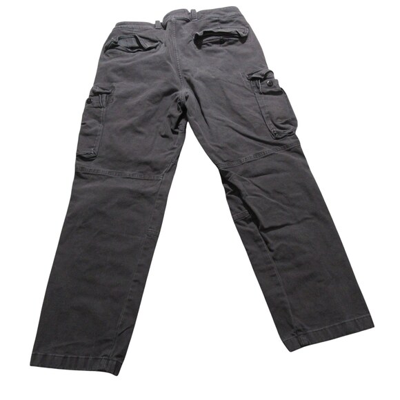 Abercrombie Fitch Mens Cargo Pants 32 X 30 Gray Stretch Cotton Stretch - Picture 5 of 9